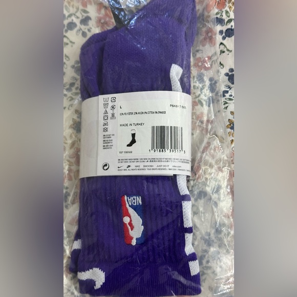 NWT Nike Jordan Elite NBA Team Socks Over Calf - PSK647 -505 - Picture 2 of 2